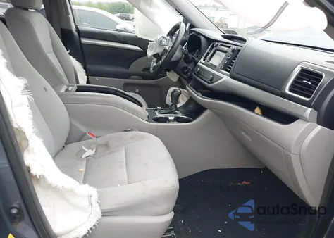 2015 Toyota Highlander Le V6 from USA, damaged, VIN 5TDBKRFH3FS073020